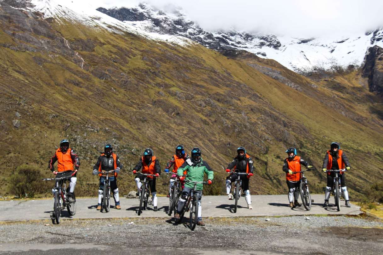 Biking in the Inca Jungle Trek
